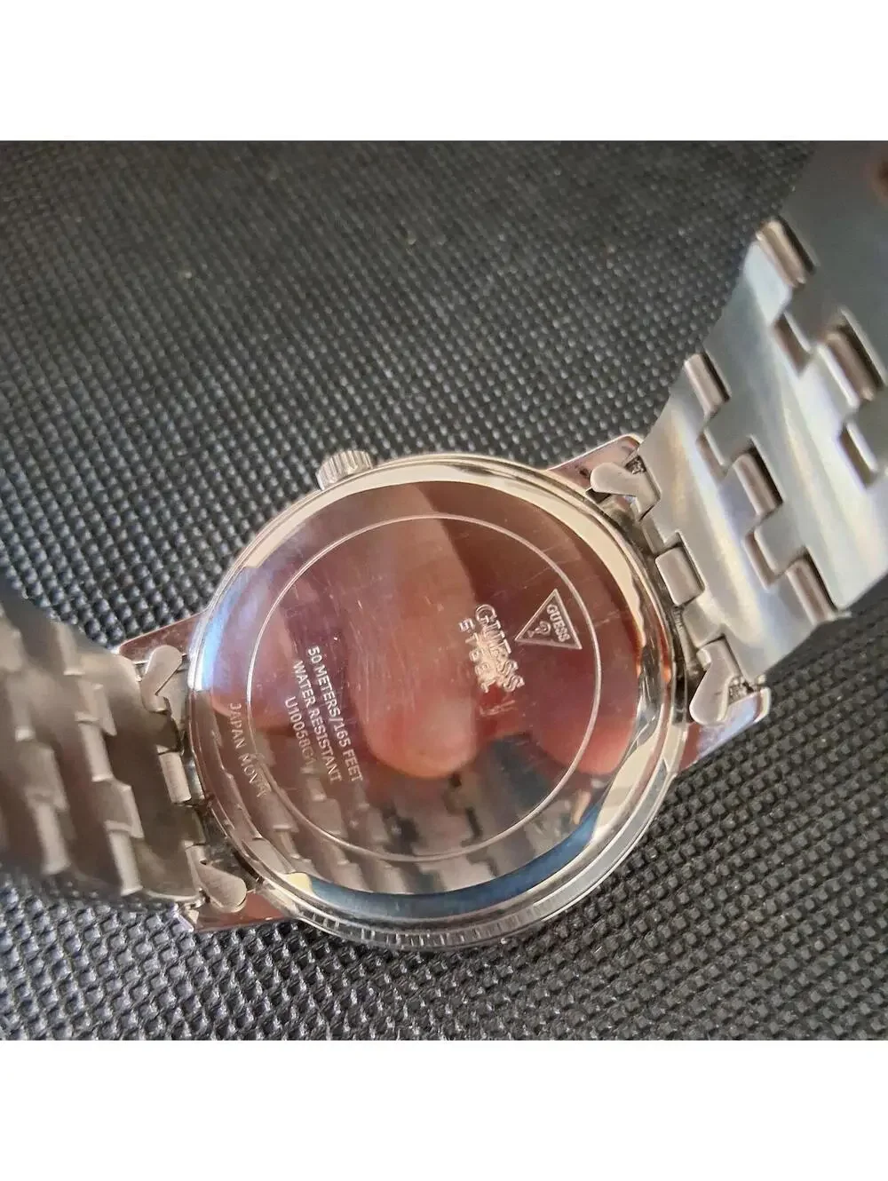 Rare Men's‎ Guess Watch w/Diamond Pointers